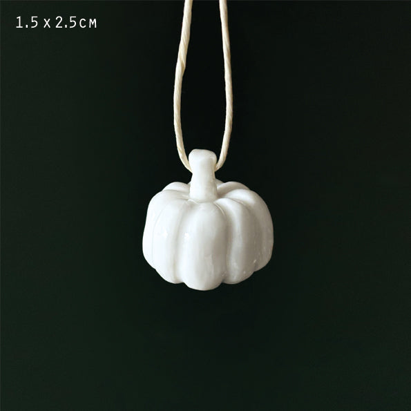 Porcelain Hanging Pumpkin