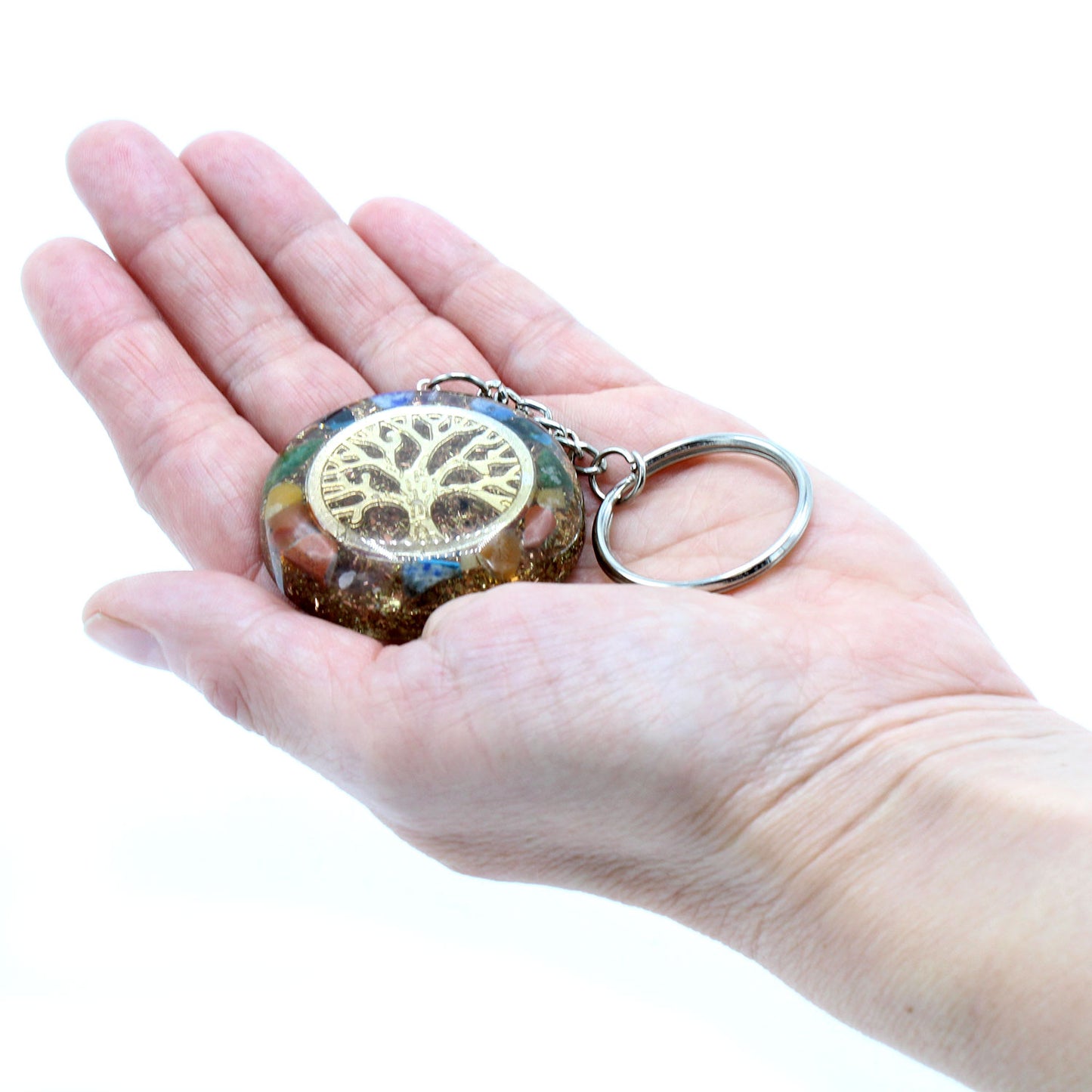 Orgonite Power Keyring - Tree of Life
