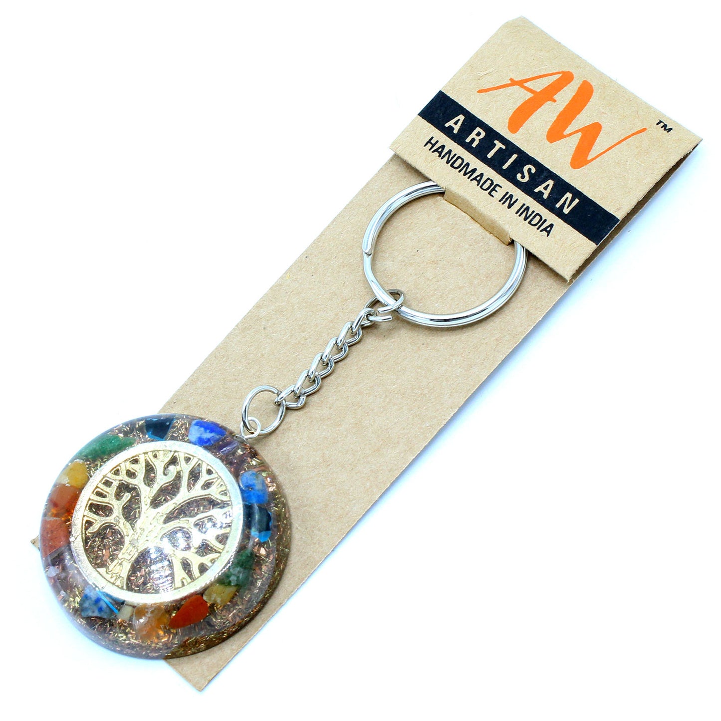 Orgonite Power Keyring - Tree of Life