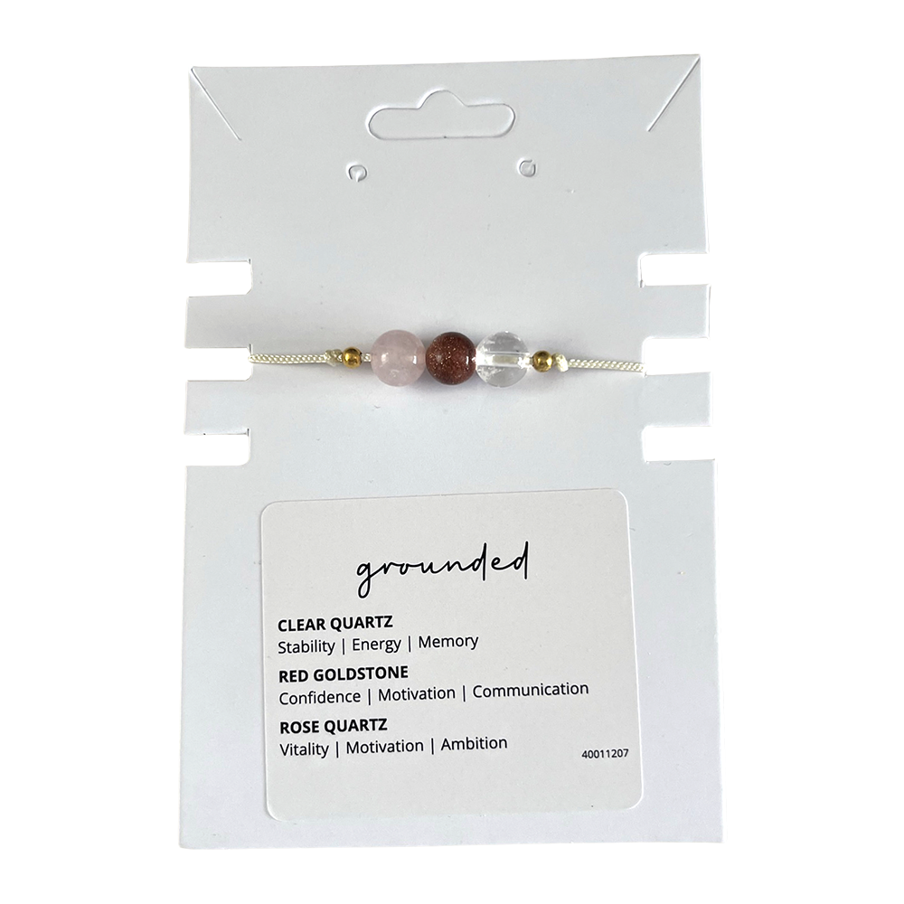 Crystal Intention Wristlet, Grounded