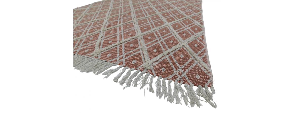 Cotton Throw 125 x 150cm -Red Diamond