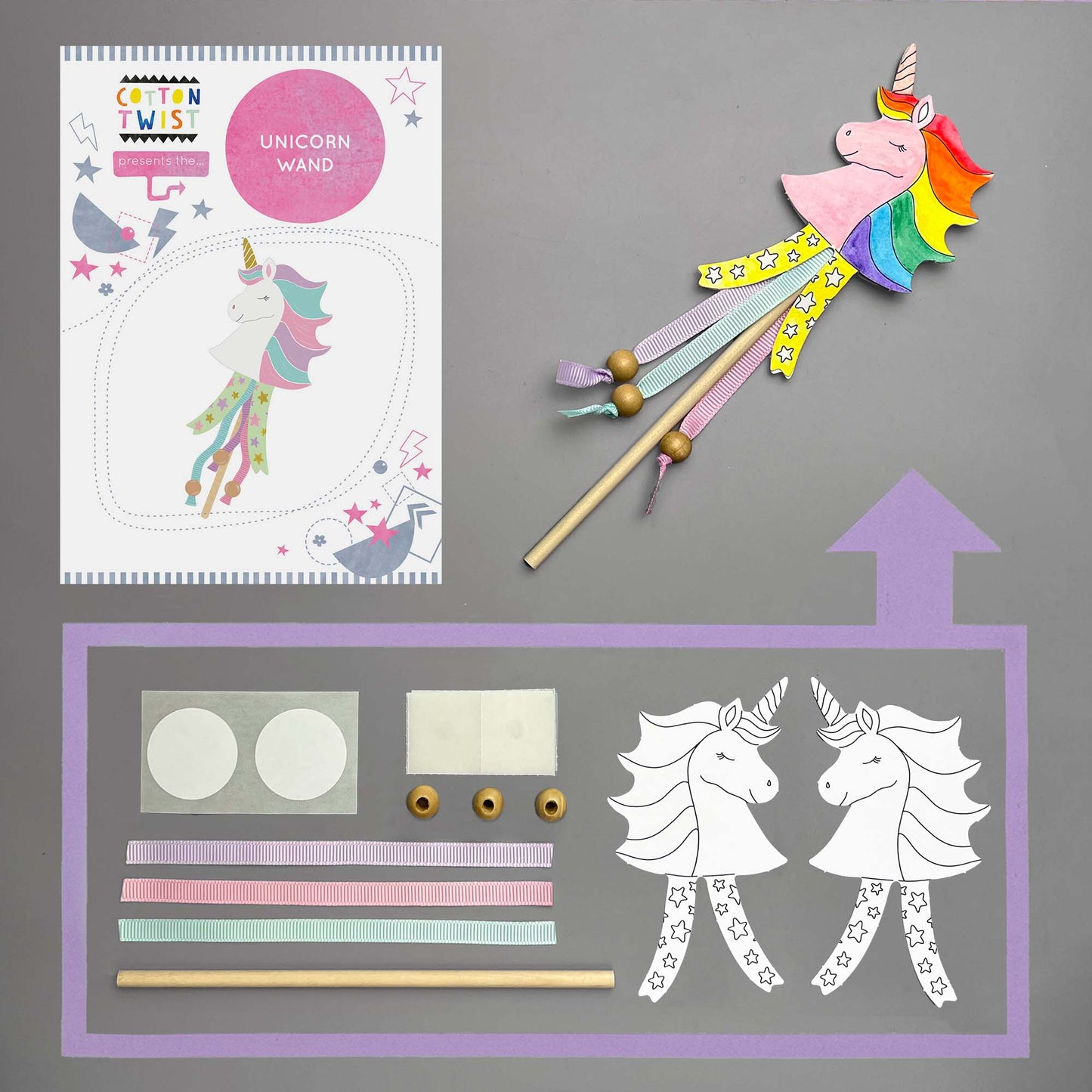 Unicorn Wand Making Gift box