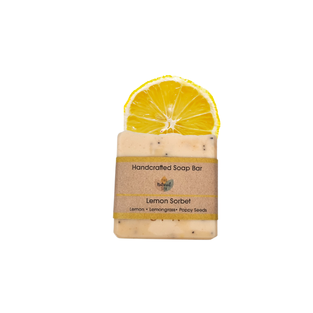 Lemon Sorbet Cold Process Soap 100g