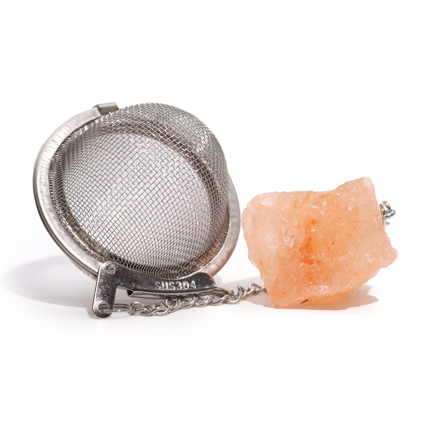 Raw Gemstone Tea Strainer - Carnelian