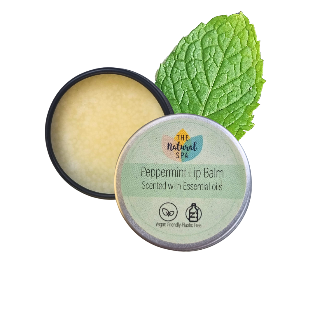 Peppermint All Natural Lip Balm - Vegan Stocking Filler