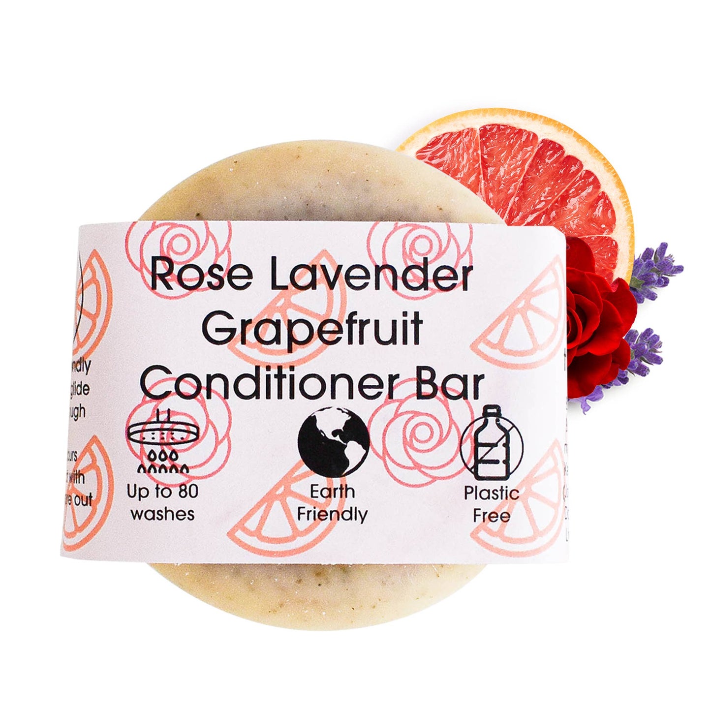 Rose, Grapefruit, Lavender, Solid Conditioner