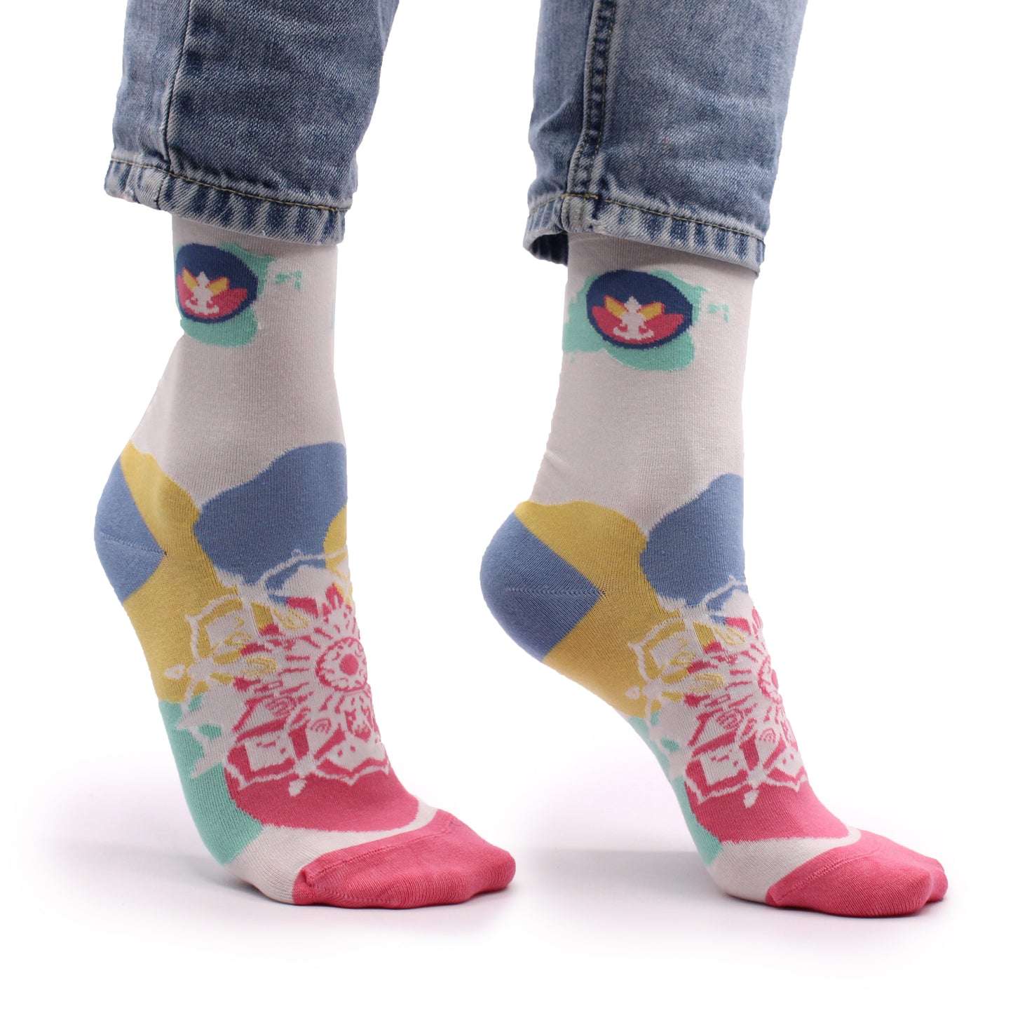 Hop Hare Bamboo Socks - Meditation S/M