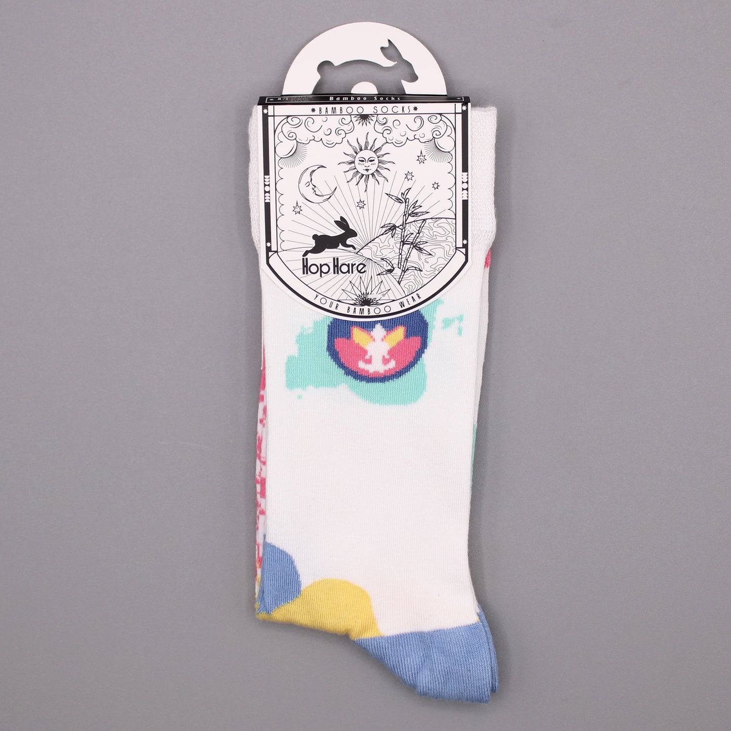 Hop Hare Bamboo Socks - Meditation S/M