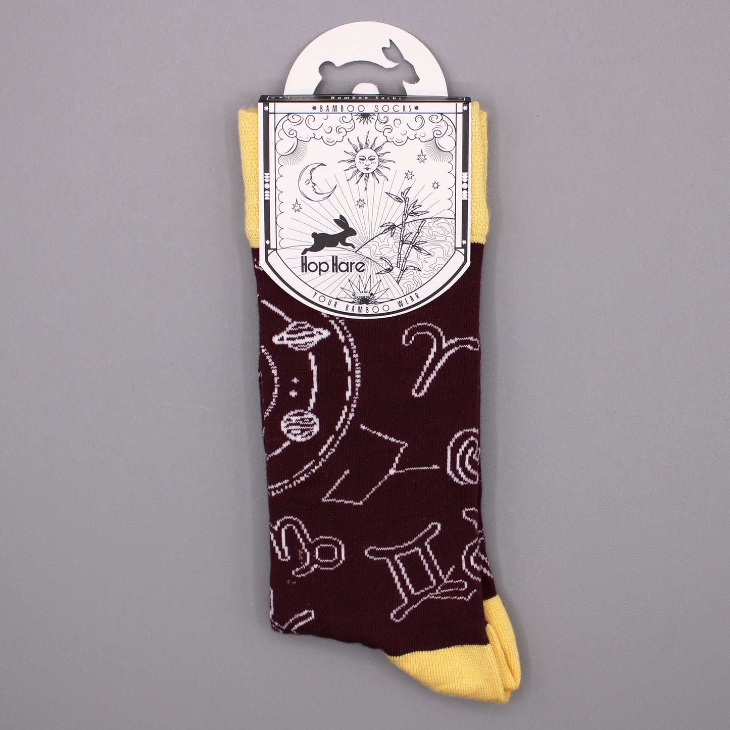 Hop Hare Bamboo Socks - Zodiac